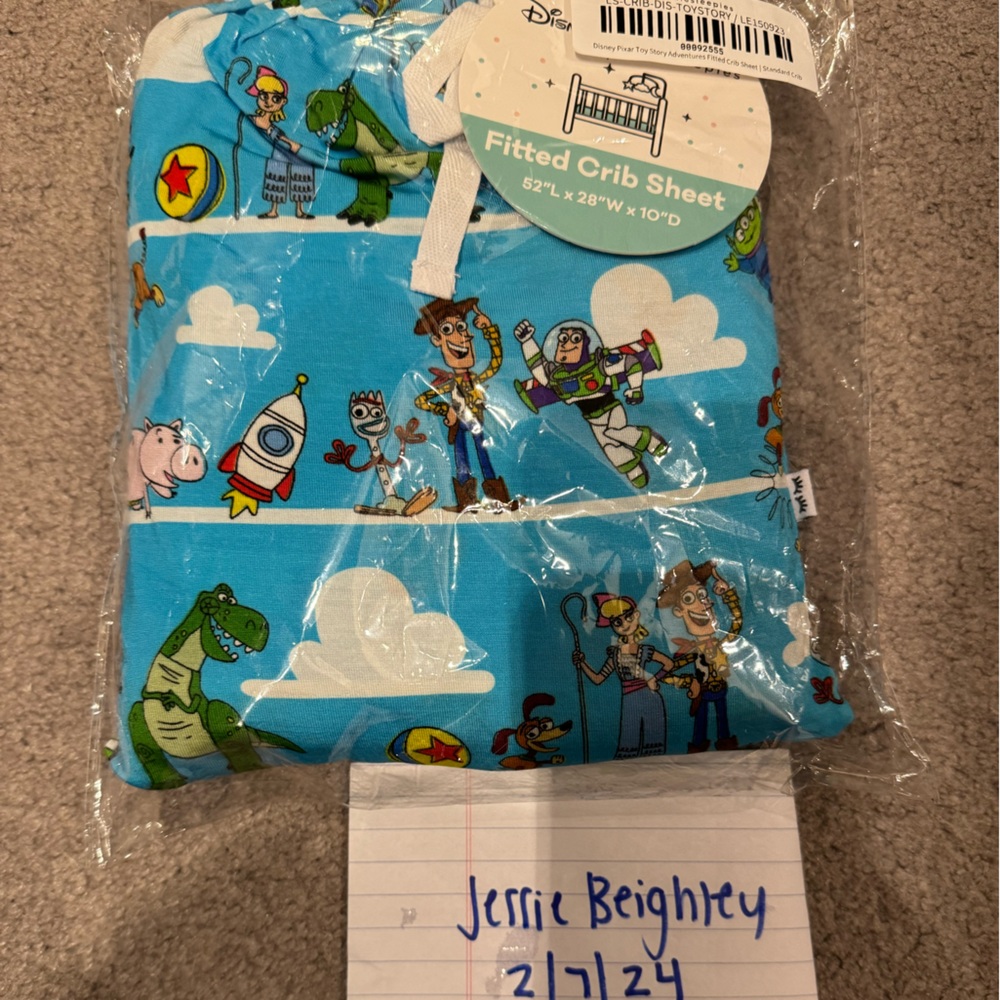 Little Sleepies Toy Story Full Crib Sheet